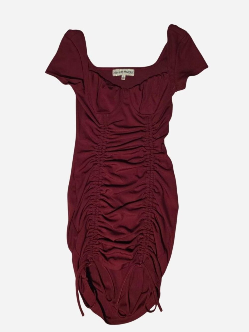 Almost Famous Women's Burgundy and Red Dress
